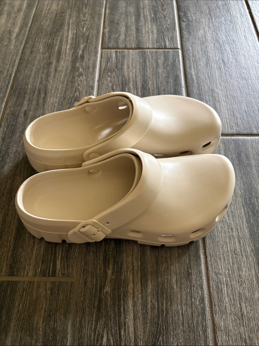 Birkenstock Birki Flow- Eggshell size 38